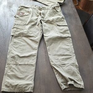 Wrangler Riggs Men's Cargo Pants in Olive Green 36x33